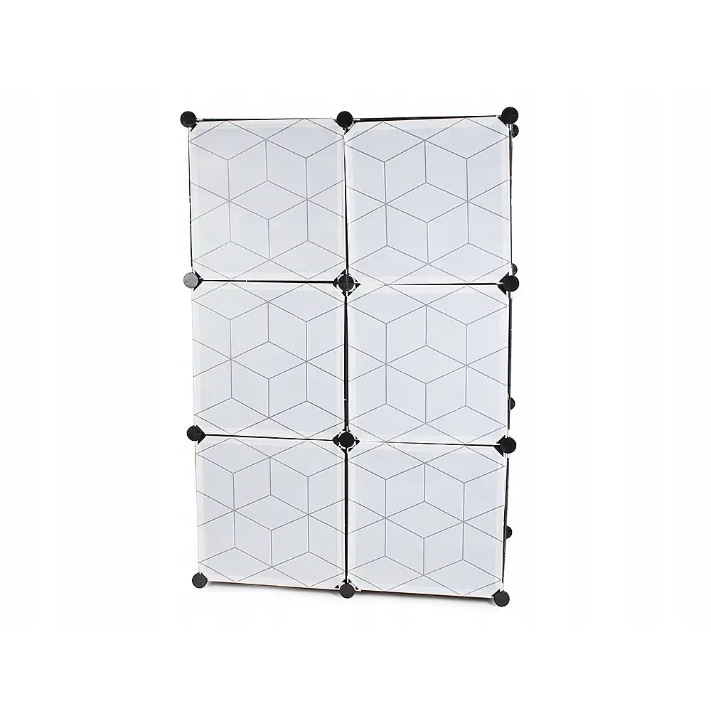 Verk Group Μοντέρνα Ντουλάπα Ντουλάπας με Αρθρωτή Σύνθεση και Μονάδα Κρεμαστών Ρούχων 5907451323434