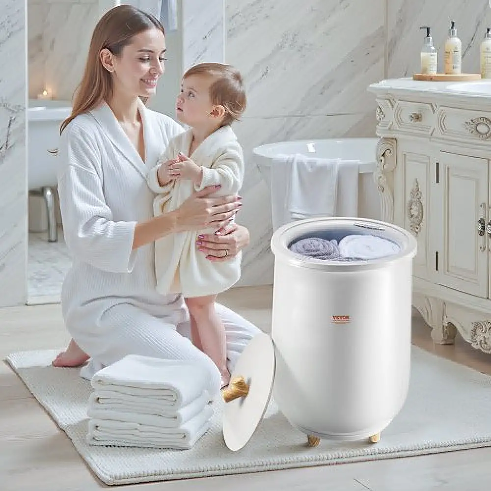 VEVOR Κουβάς Θερμάνσεως Πετσέτας 20L με Χρονόμετρο LED και Ρύθμιση Θερμοκρασίας Γκρι MJJRTHS20LZSA6LZM001V2