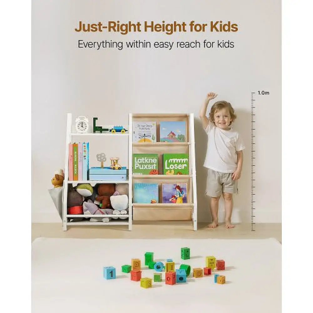 VEVOR Παιδική Βιβλιοθήκη με Οργανωτή Αποθήκευσης ETCWJJDJS314YWJPR001V0