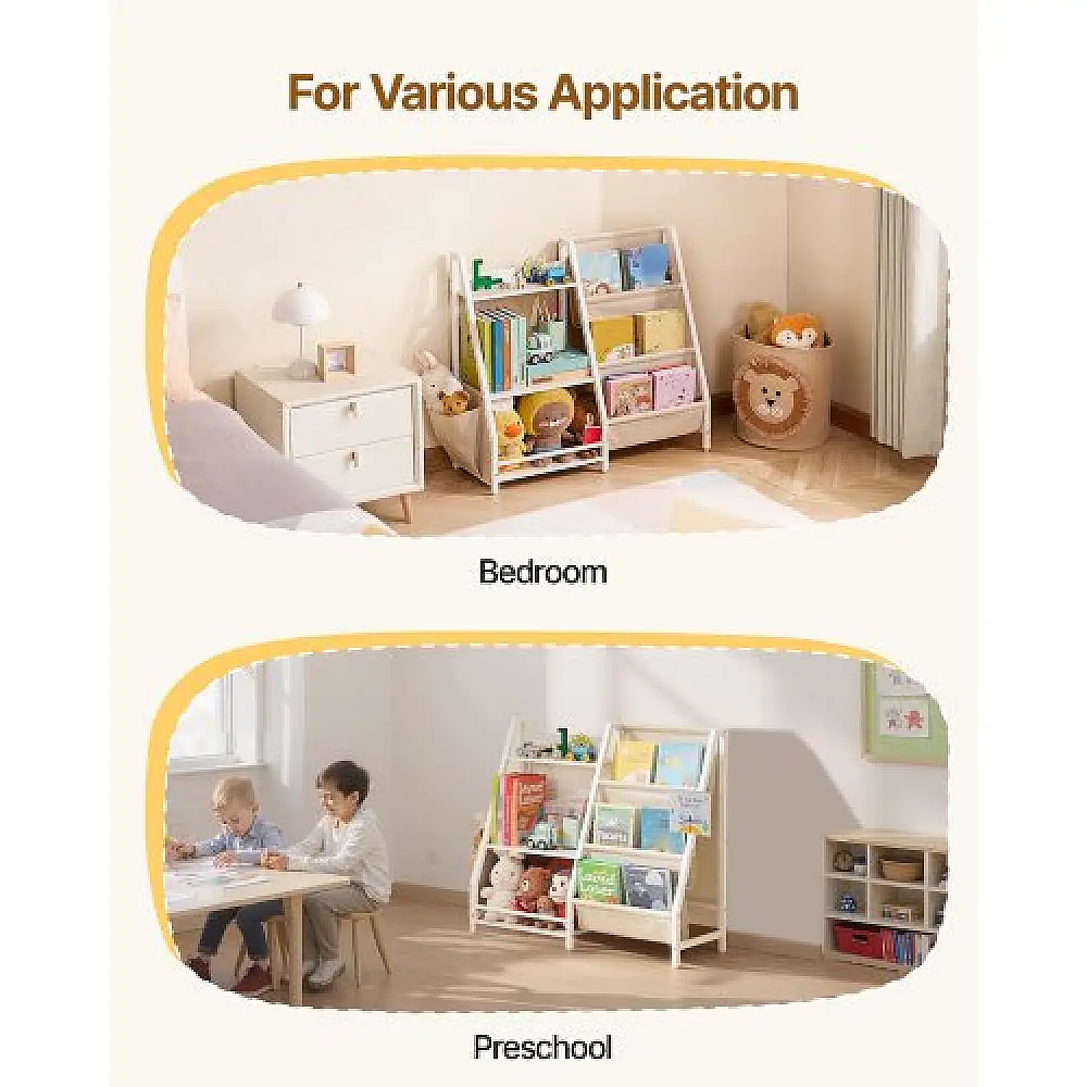 VEVOR Παιδική Βιβλιοθήκη με Οργανωτή Αποθήκευσης ETCWJJDJS314YWJPR001V0