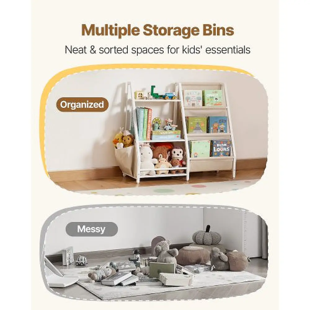 VEVOR Παιδική Βιβλιοθήκη με Οργανωτή Αποθήκευσης ETCWJJDJS314YWJPR001V0
