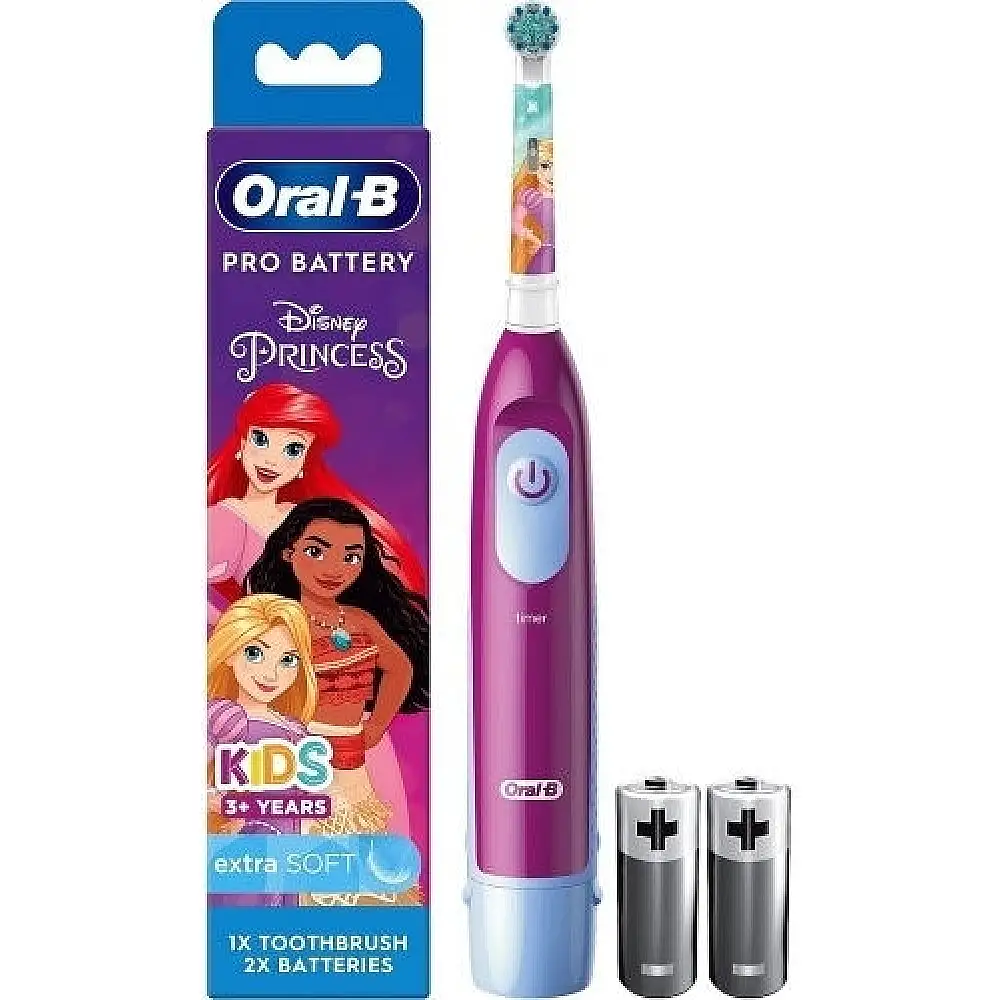 Oral-B Πριγκιπική Ηλεκτρική Οδοντόβουρτσα για Παιδιά 5+ Ετών - Μαγευτικό Μπλε 4210201293873-Princess