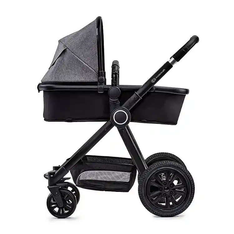 Παιδικό Καρότσι 3 σε 1 Χρώματος Μαύρο KinderKraft VEO