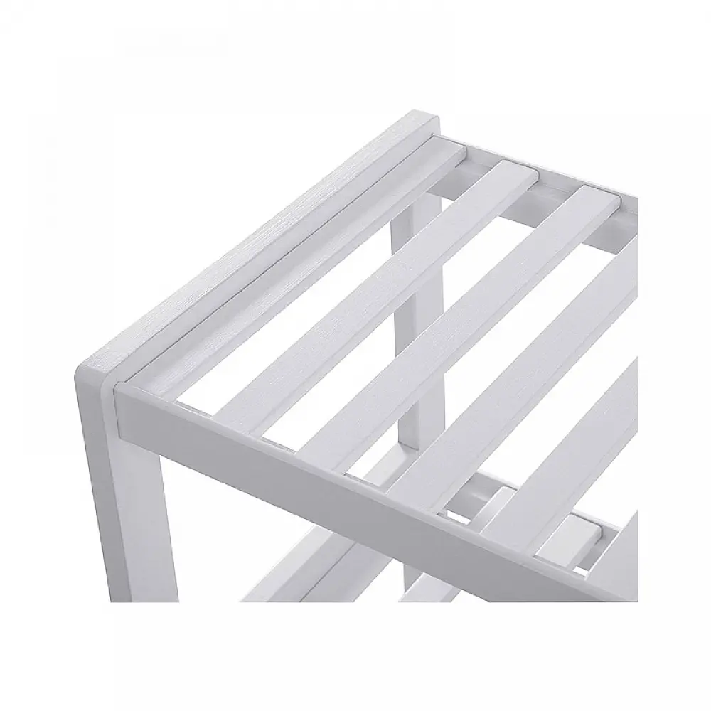 Ξύλινο Stand Αποθήκευσης Παπουτσιών με 3 Ράφια 70 x 26 x 55 cm Songmics LBS13W