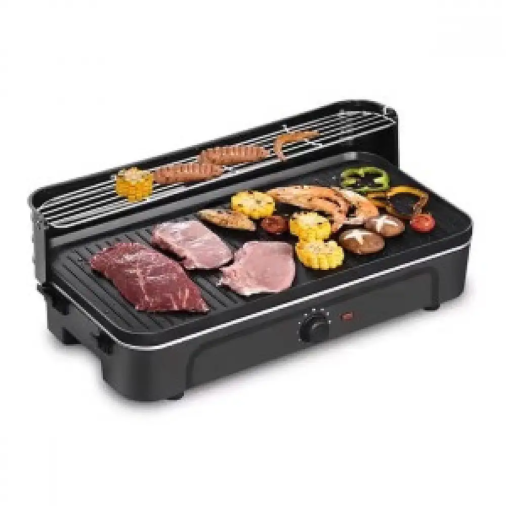 Multistore Ηλεκτρική Ψησταριά 3 σε 1 Επιτραπέζια με Πλάκα Ψησίματος, Δίσκο Συλλογής και Θερμοστάτη BQ231-SWGF