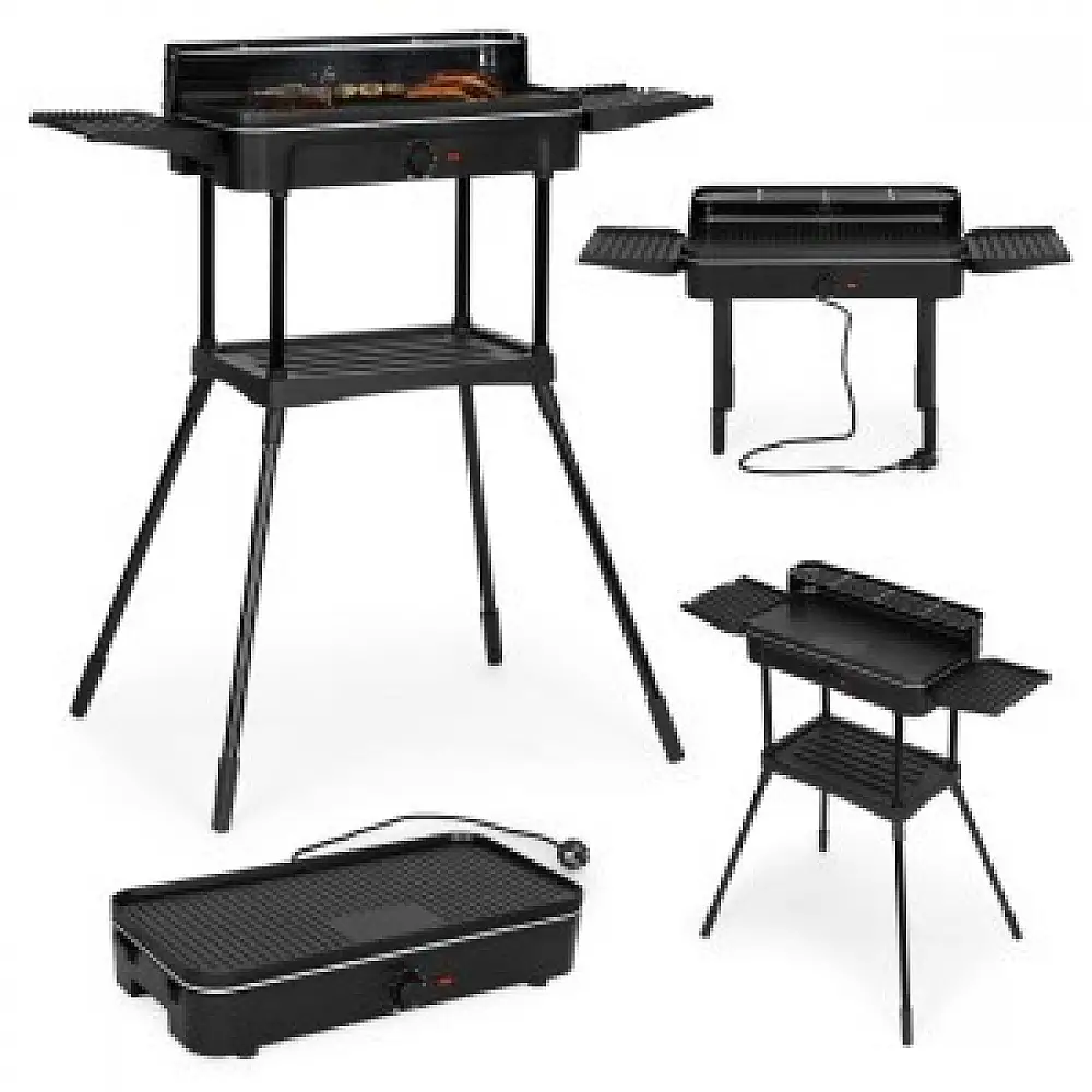 Multistore Ηλεκτρική Ψησταριά 3 σε 1 Επιτραπέζια με Πλάκα Ψησίματος, Δίσκο Συλλογής και Θερμοστάτη BQ231-SWGF