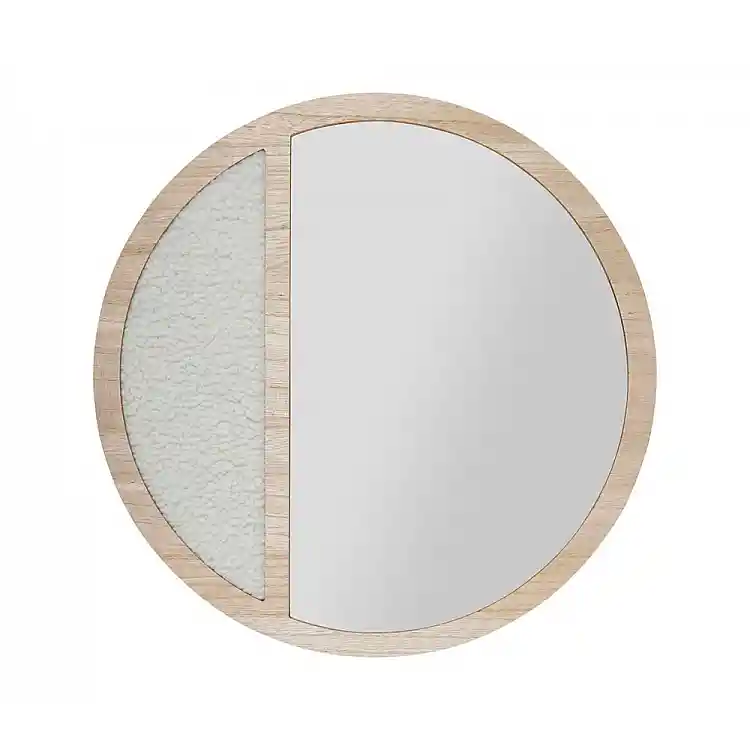 Ostaria Καθρέφτης mdf Sherpa 'Otawa' Φυσικός με Κράφτ Κουτί -36804
