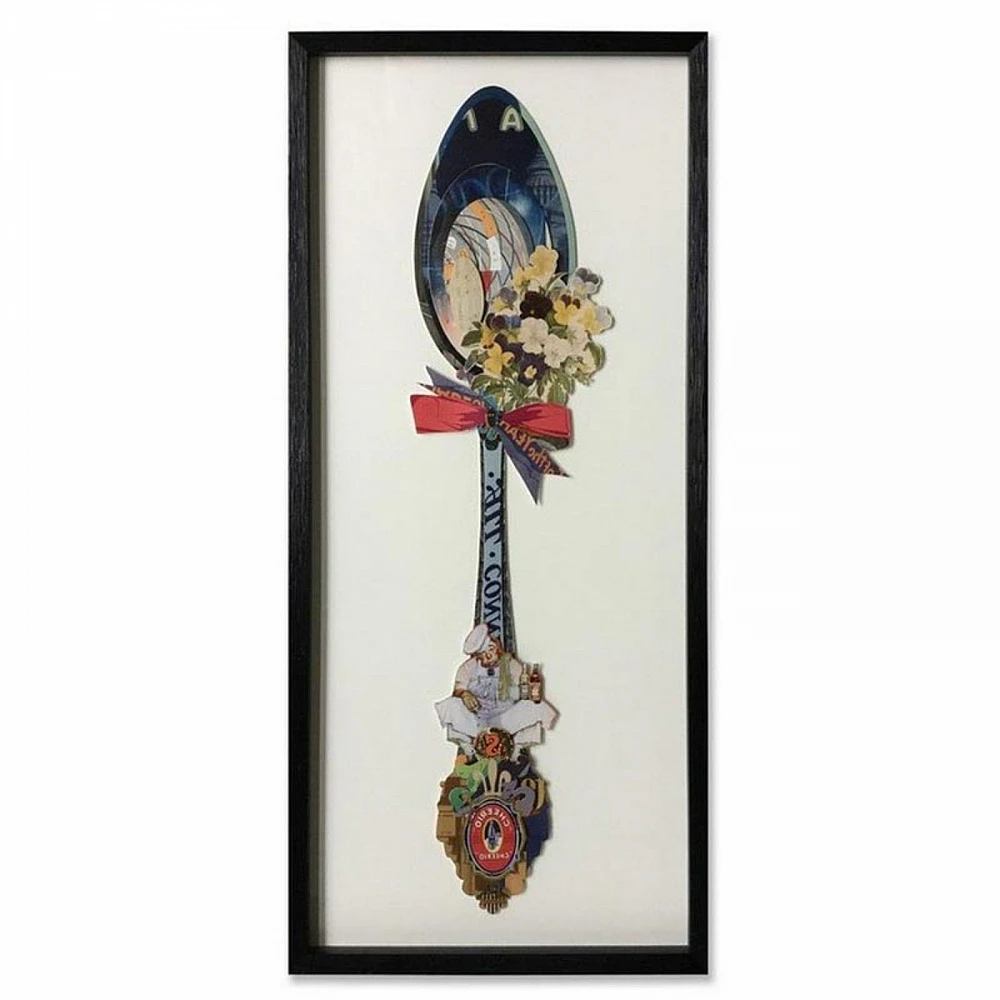 Supergreens Πίνακας Κολάζ “Spoon” 40x90 εκ.