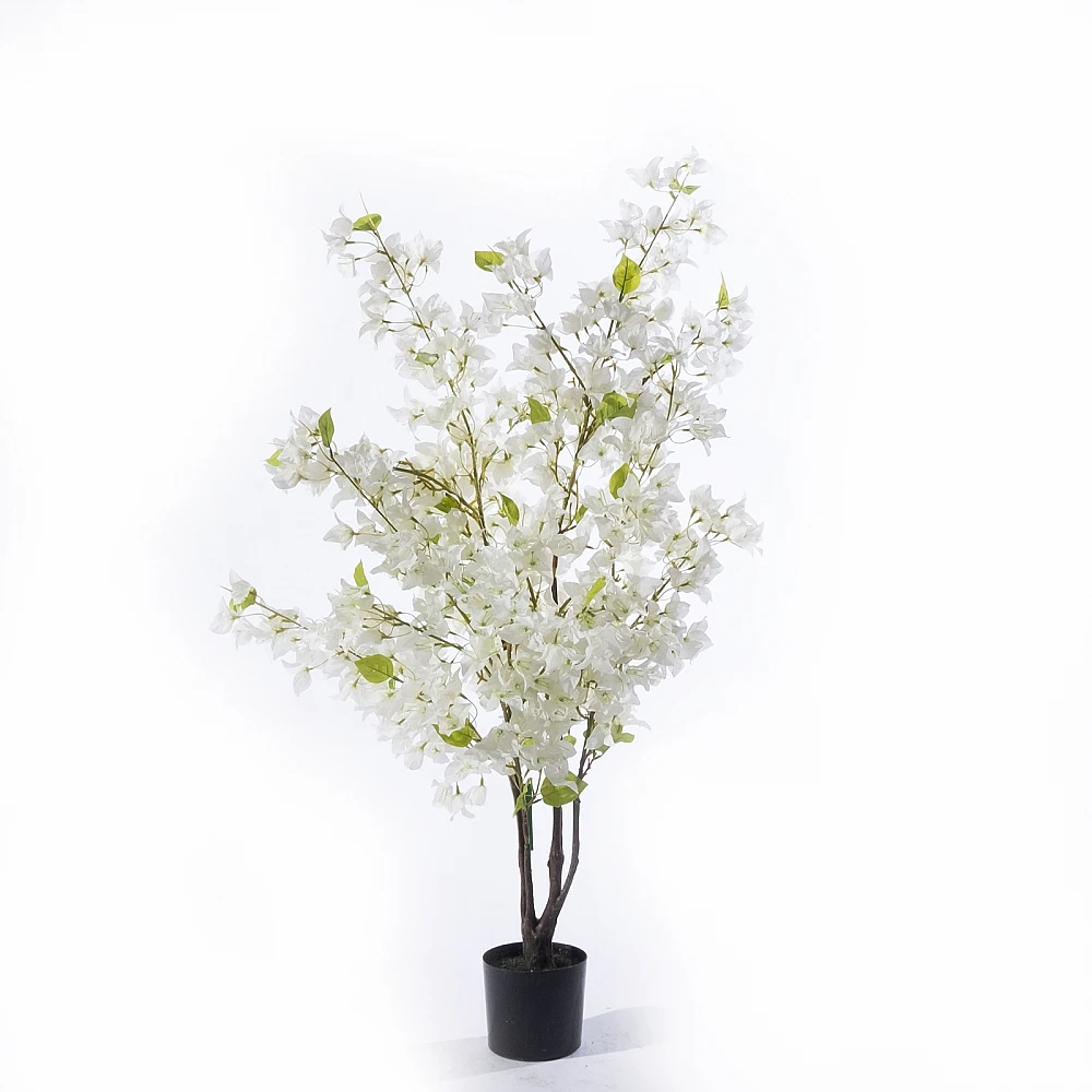 Supergreens Τεχνητό Δέντρο Βουκαμβίλια "Spectabilis" Λευκό 55x55x120 εκ.