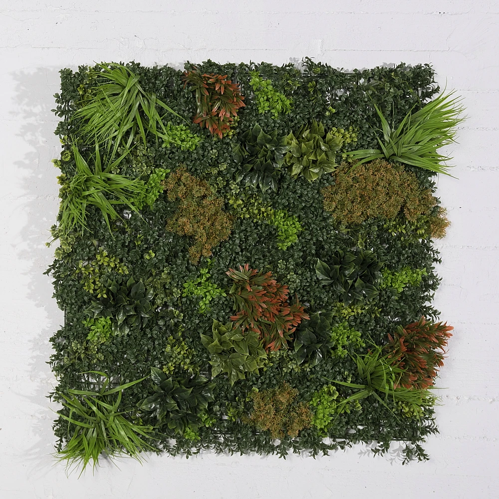 Supergreens Τεχνητή Φυλλωσιά Πυξάρι με Moss "Giardino" Πράσινη 100x100 εκ.