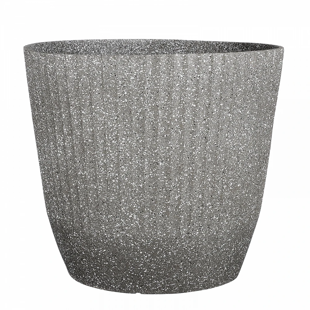 Supergreens Γλάστρα PVC "Terazzo" Γκρι 45x45x40,5 εκ.