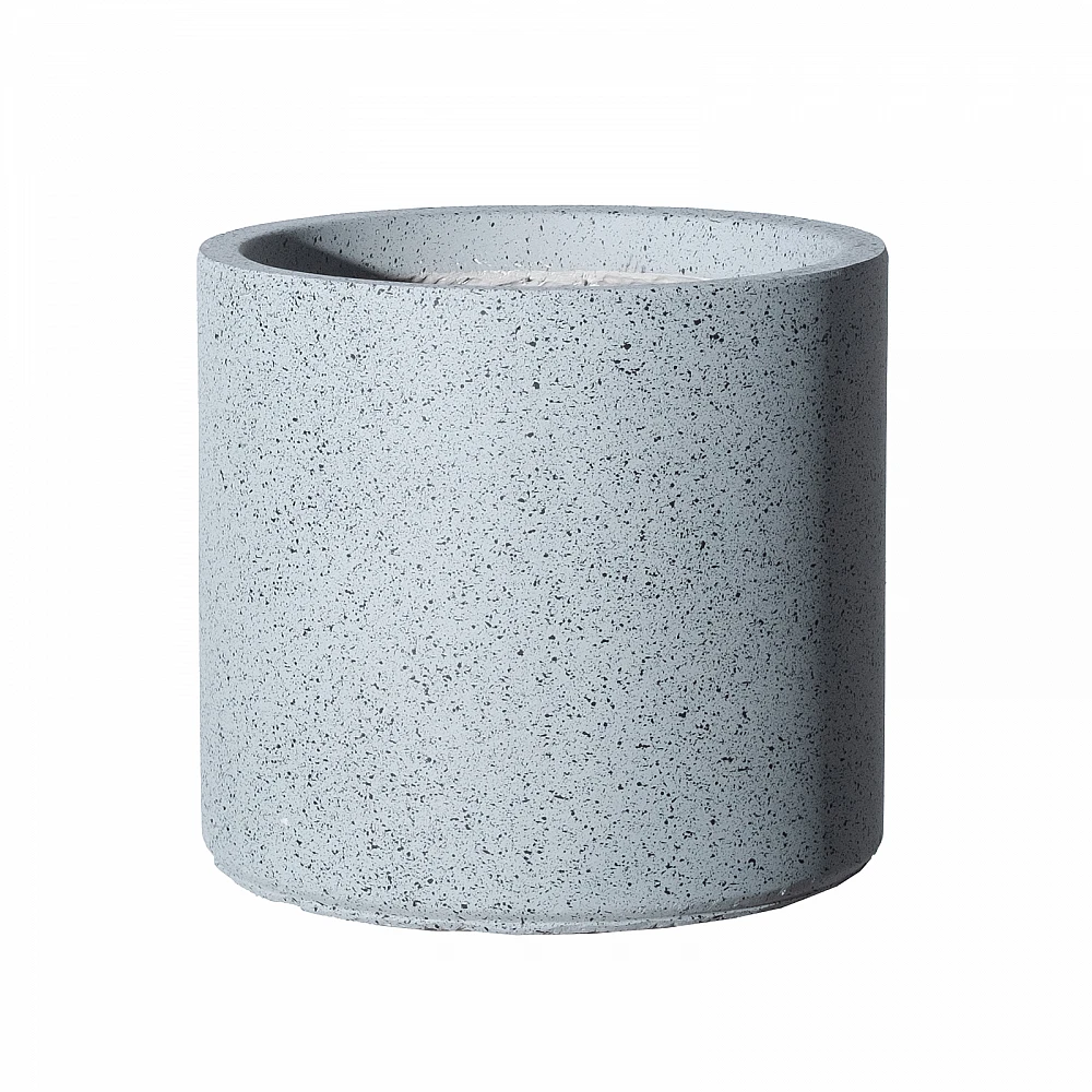 Supergreens Γλάστρα Πήλινη Γκρι "Cement" L 37x37x32 εκ.