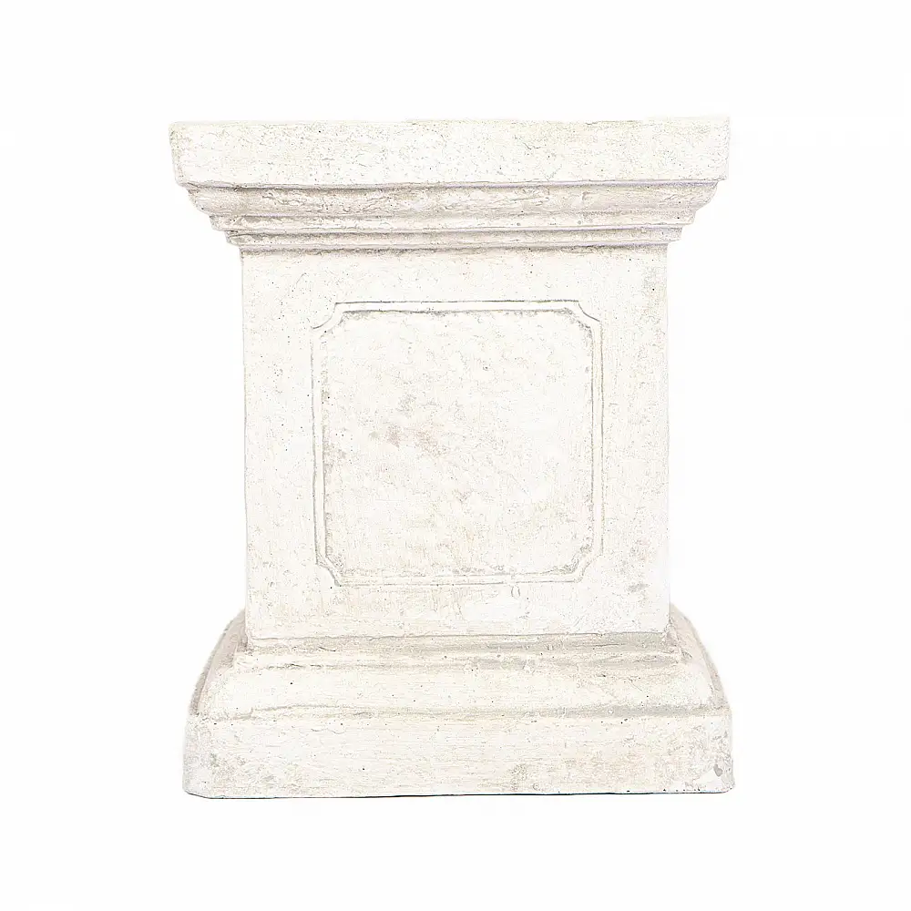 Supergreens Ανθοστήλη Τσιμεντένια Μπεζ 34x34x40 εκ.