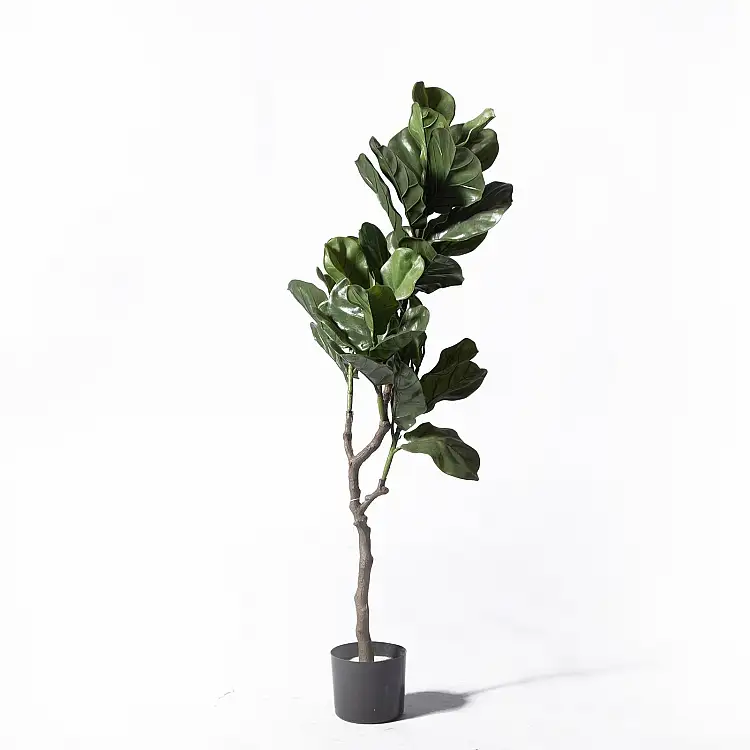 Supergreens UV+FR Τεχνητό Δέντρο Φίκος Λυράτα Πράσινο 120 εκ.
