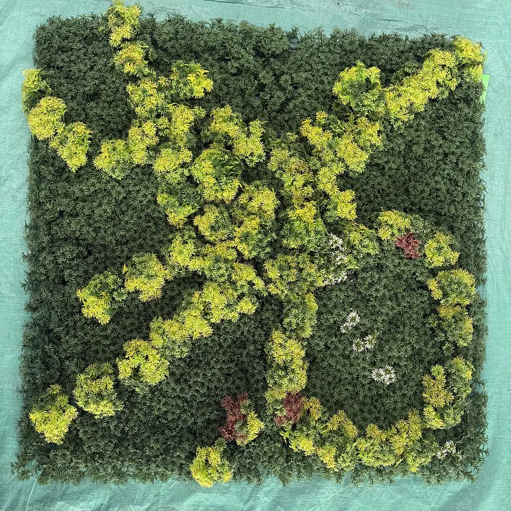 Supergreens Τεχνητή Φυλλωσιά Moss "Aurea Vigna" Πράσινη 100x100 εκ.