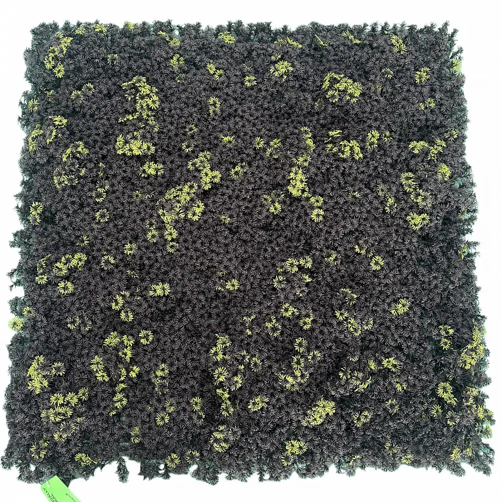 Supergreens Τεχνητή Φυλλωσιά Moss "Ombra Chiara" Μαύρη 100x100 εκ.
