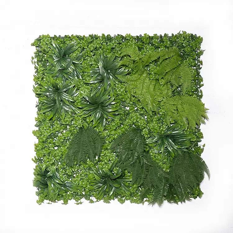 Supergreens Τεχνητή Φυλλωσιά Τριφύλλι με Φτέρη "Lucky" 100x100 εκ.