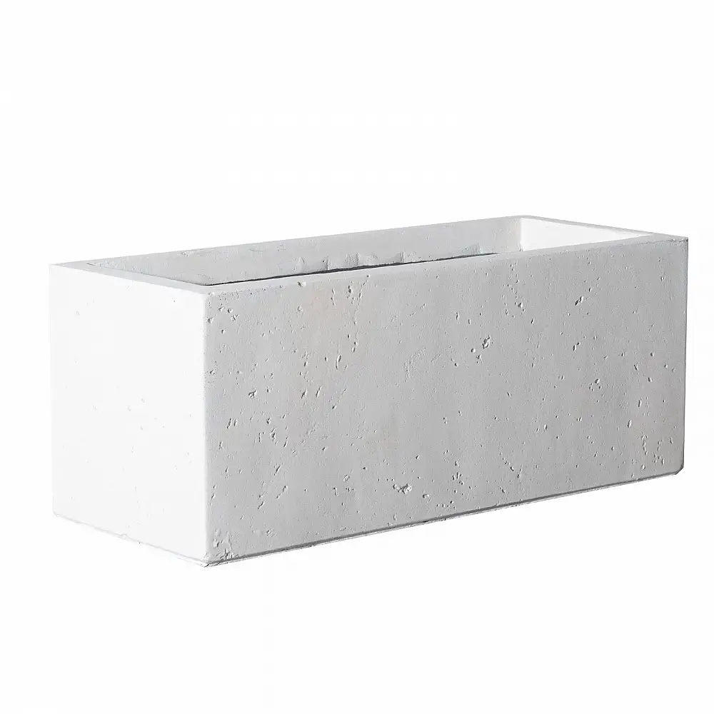 Supergreens Γλάστρα Πήλινη Ορθογώνια "Dusty" Μπεζ XL 100x47x47 εκ.