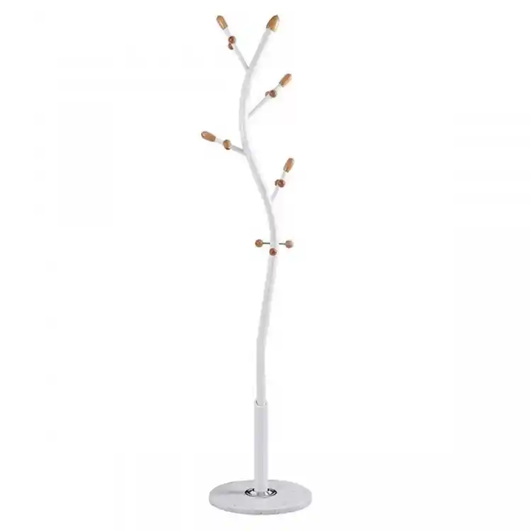VenCore Arbor White 5520-10002 - Καλόγερος Ρούχων Μεταλλικός Λευκός 37 x 37 x 171cm