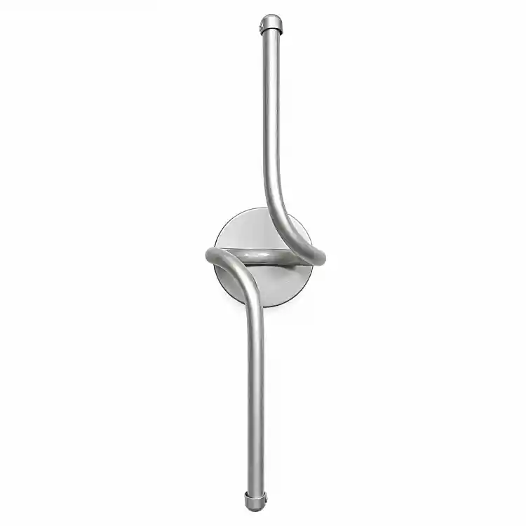 VenCore Aureon Silver 6093-20148 - Μοντέρνο Επιτοίχιο Φωτιστικό Απλίκα LED 12W Ασημί Αλουμίνιο με Ρυθμιζόμενο CCT Λευκό - Ημέρας - Θερμό - Χειρισμός CCT μέσω Διακόπτη On-Off - Μ40 x Π11 x Υ14cm