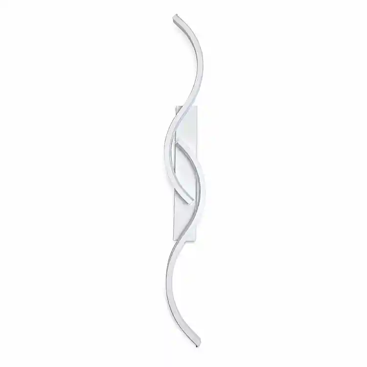 VenCore Zevora White 6093-20135 - Μοντέρνο Επιτοίχιο Φωτιστικό Απλίκα LED 12W Λευκό Αλουμίνιο με Ρυθμιζόμενο CCT Λευκό - Ημέρας - Θερμό - Χειρισμός CCT μέσω Διακόπτη On-Off - Μ62 x Π8 x Υ5cm