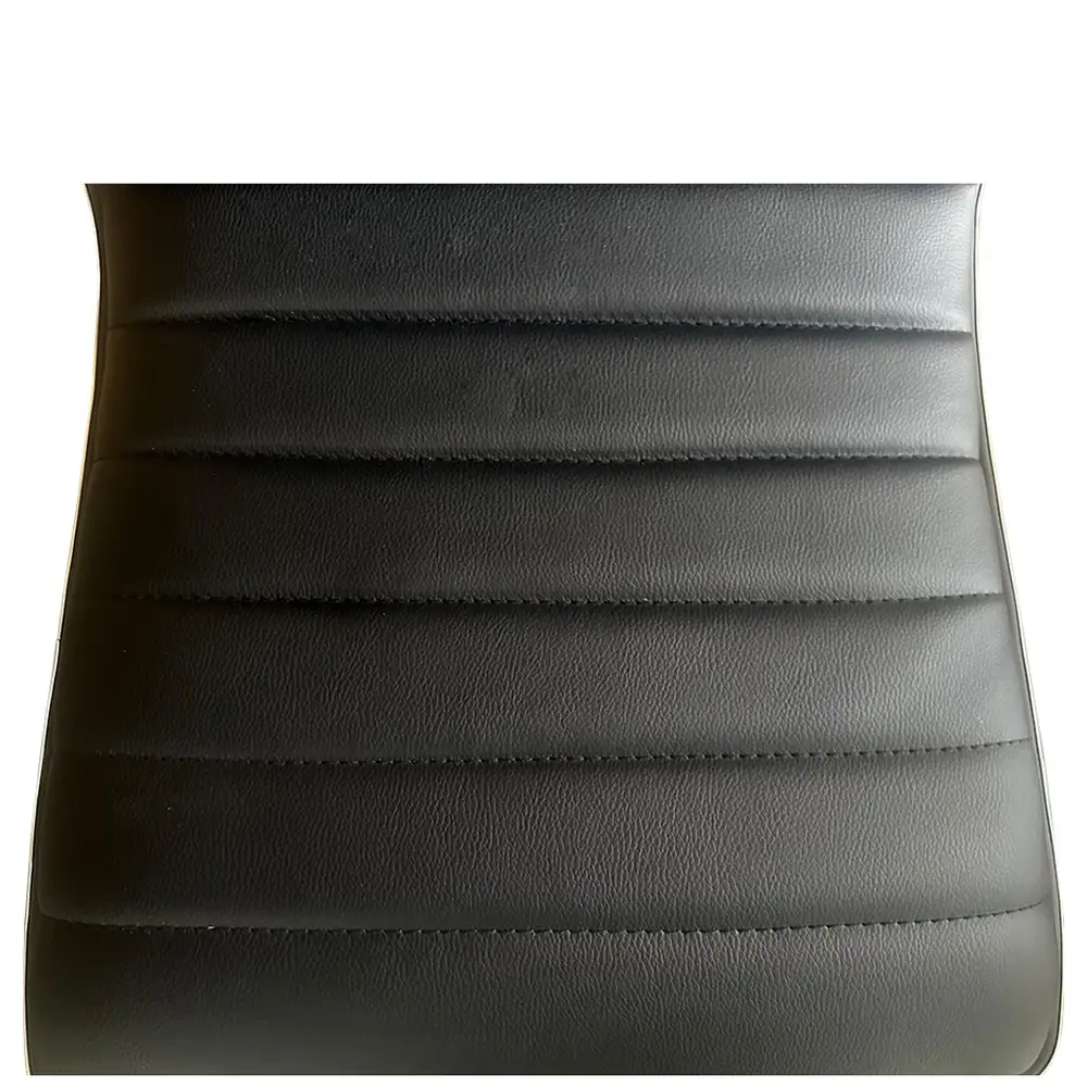 ArteLibre Σκαμπό Bar ArteLibre ENCANTA Μαύρο/Χρώμιο PU/Μέταλλο 41x50x59/94-80/115cm - 14600199 - inde.gr