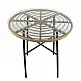 ArteLibre Τραπέζι Κήπου ArteLibre APPIUS Φυσικό/Μαύρο Μέταλλο/Rattan/Γυαλί 70x70x74cm - 14510041 - inde.gr ArteLibre Τραπέζι Κήπου ArteLibre APPIUS Φυσικό/Μαύρο Μέταλλο/Rattan/Γυαλί 70x70x74cm - 14510041 - inde.gr