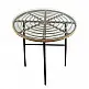 ArteLibre Τραπέζι Κήπου ArteLibre APPIUS Φυσικό/Μαύρο Μέταλλο/Rattan/Γυαλί 70x70x74cm - 14510041 - inde.gr ArteLibre Τραπέζι Κήπου ArteLibre APPIUS Φυσικό/Μαύρο Μέταλλο/Rattan/Γυαλί 70x70x74cm - 14510041 - inde.gr