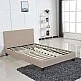 ArteLibre Κρεβάτι ArteLibre AZALEA Capuccino PU 213x131x88cm (Στρώμα 120x200cm) - 14320002 - inde.gr ArteLibre Κρεβάτι ArteLibre AZALEA Capuccino PU 213x131x88cm (Στρώμα 120x200cm) - 14320002 - inde.gr