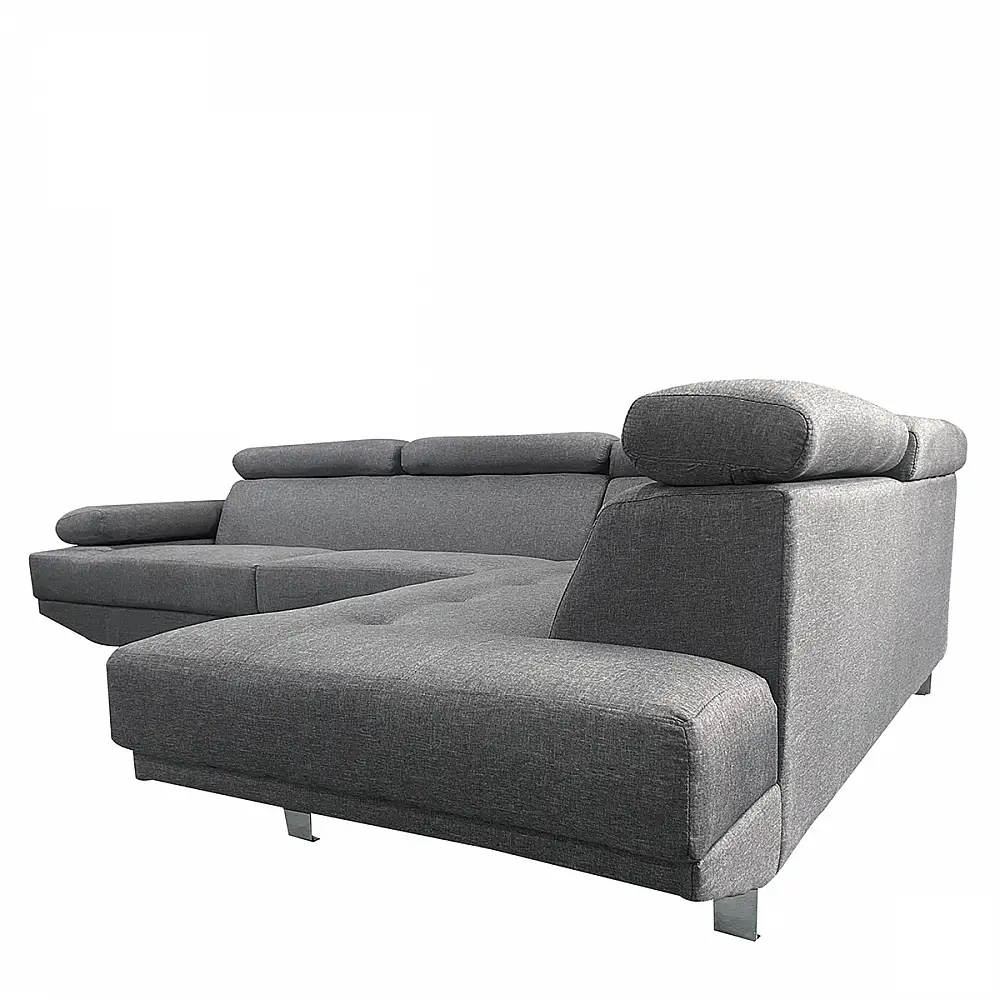 ArteLibre Καναπές Γωνιακός ArteLibre MASAL Γκρι Ύφασμα 280x185x85cm - 14290039 - inde.gr