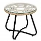 ArteLibre Τραπέζι Κήπου ArteLibre HOWARD Φυσικό/Μαύρο Μέταλλο/Rattan Φ45x40cm - 14510013 - inde.gr ArteLibre Τραπέζι Κήπου ArteLibre HOWARD Φυσικό/Μαύρο Μέταλλο/Rattan Φ45x40cm - 14510013 - inde.gr