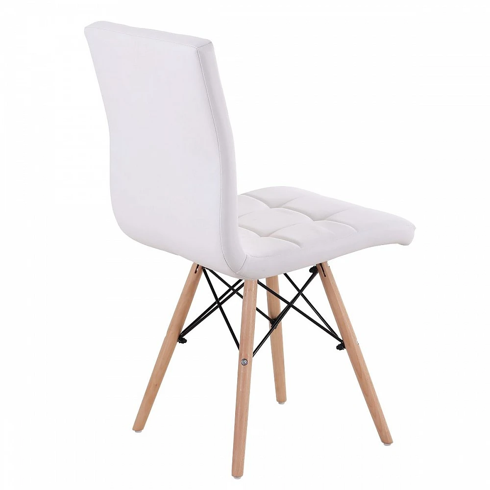 ArteLibre Καρέκλα ArteLibre CUPPLESSUS Λευκό PU 43x55x86cm - 14590006 - inde.gr ArteLibre Καρέκλα ArteLibre CUPPLESSUS Λευκό PU 43x55x86cm - 14590006 - inde.gr