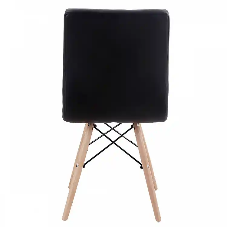 ArteLibre Καρέκλα ArteLibre CUPPLESSUS Μαύρο PU 43x55x86cm - 14590007 - inde.gr