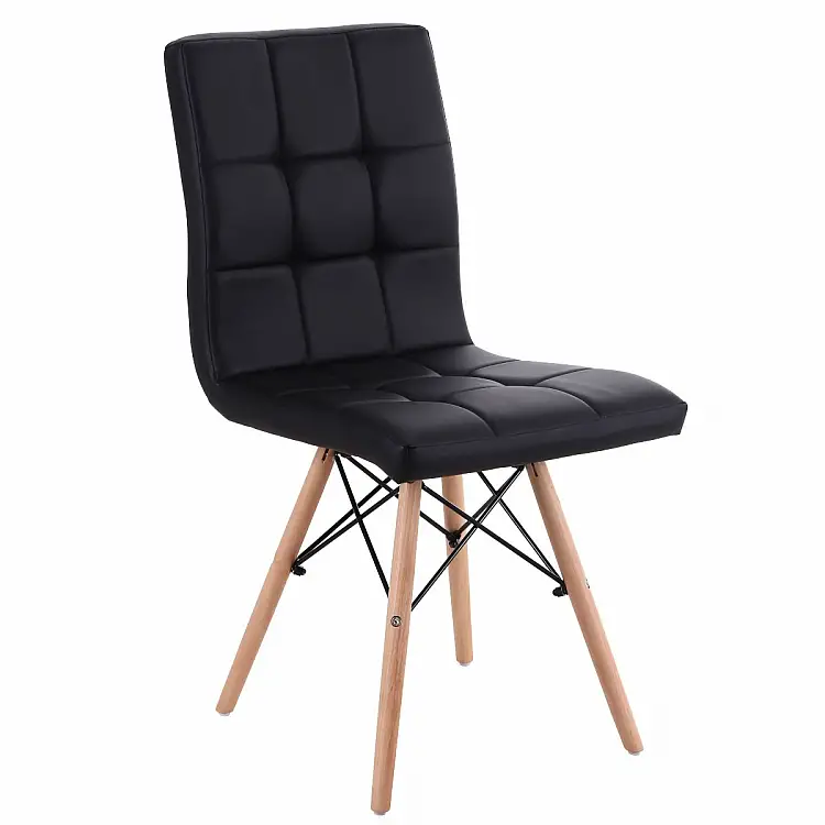 ArteLibre Καρέκλα ArteLibre CUPPLESSUS Μαύρο PU 43x55x86cm - 14590007 - inde.gr