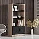 ArteLibre Βιβλιοθήκη ArteLibre EDGWARE Οξιά/Μαύρο Μοριοσανίδα 63.6x37.6x140cm - 15350131 - inde.gr ArteLibre Βιβλιοθήκη ArteLibre EDGWARE Οξιά/Μαύρο Μοριοσανίδα 63.6x37.6x140cm - 15350131 - inde.gr