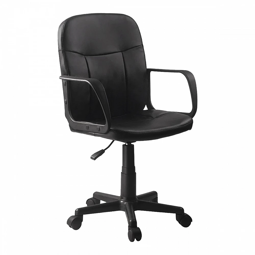 ArteLibre Καρέκλα Γραφείου ArteLibre ABA Μαύρο PVC 53x49x85-97cm - 14230013 - inde.gr