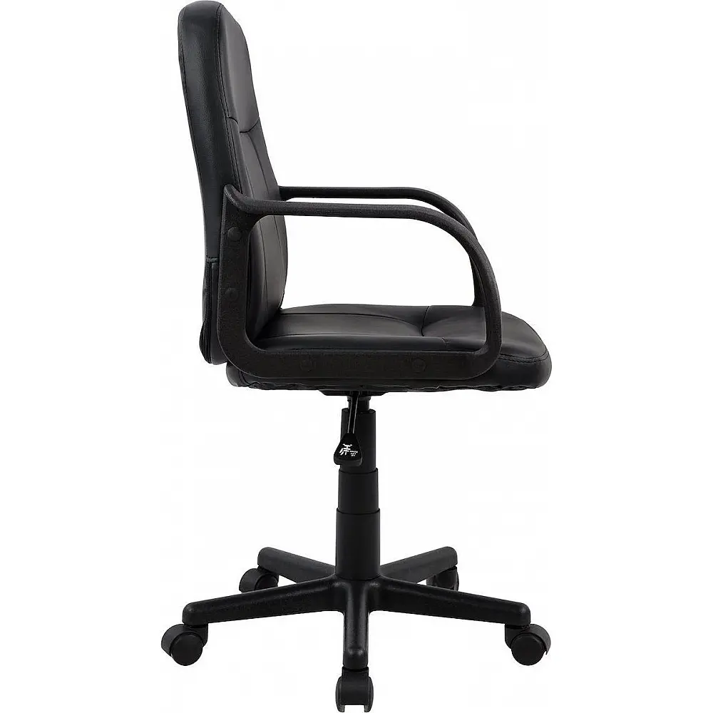 ArteLibre Καρέκλα Γραφείου ArteLibre ABA Μαύρο PVC 53x49x85-97cm - 14230013 - inde.gr ArteLibre Καρέκλα Γραφείου ArteLibre ABA Μαύρο PVC 53x49x85-97cm - 14230013 - inde.gr