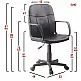 ArteLibre Καρέκλα Γραφείου ArteLibre ABA Μαύρο PVC 53x49x85-97cm - 14230013 - inde.gr ArteLibre Καρέκλα Γραφείου ArteLibre ABA Μαύρο PVC 53x49x85-97cm - 14230013 - inde.gr