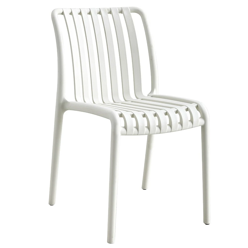 ArteLibre Καρέκλα Κήπου ArteLibre TAHITI Λευκό PP 60x47x80cm - 15300006 - inde.gr