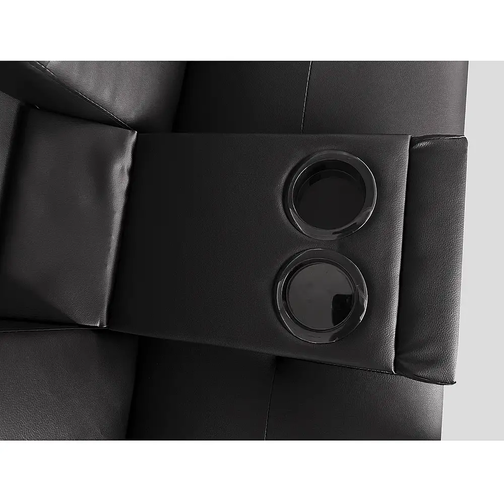 ArteLibre Καναπές Κρεβάτι Τριθέσιος ArteLibre ALFRED Μαύρο PU 164x76.5x79cm - 14290053 - inde.gr