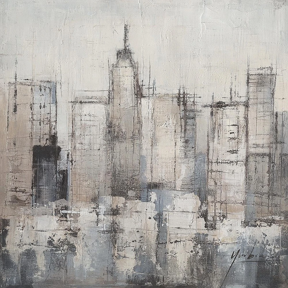 ArteLibre  Πίνακας ArteLibre "Πόλη" Καμβάς 80x80cm - 14670028 - inde.gr