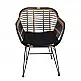 ArteLibre Καρέκλα Κήπου ArteLibre ATINIUS Φυσικό/Μαύρο Μέταλλο/Rattan 58x62x82cm - 14510052 - inde.gr ArteLibre Καρέκλα Κήπου ArteLibre ATINIUS Φυσικό/Μαύρο Μέταλλο/Rattan 58x62x82cm - 14510052 - inde.gr