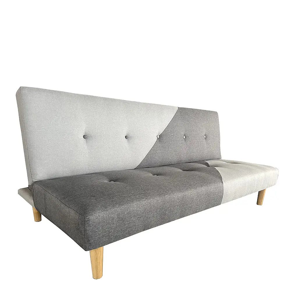 ArteLibre Καναπές Κρεβάτι Τριθέσιος ArteLibre NERISSA Αποχρώσεις Γκρι Ύφασμα 178x87x78cm - 14290063 - inde.gr