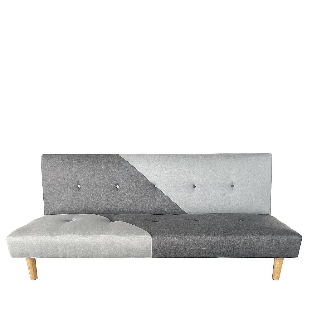 ArteLibre Καναπές Κρεβάτι Τριθέσιος ArteLibre NERISSA Αποχρώσεις Γκρι Ύφασμα 178x87x78cm - 14290063 - inde.gr