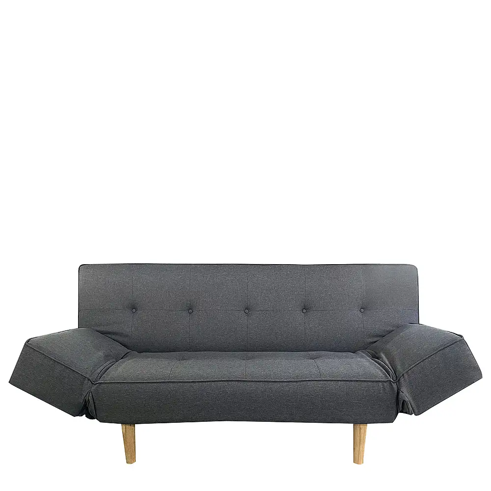 ArteLibre Καναπές Κρεβάτι Τριθέσιος ArteLibre NEREIDA Γκρι Ύφασμα 180x90x80cm - 14290064 - inde.gr