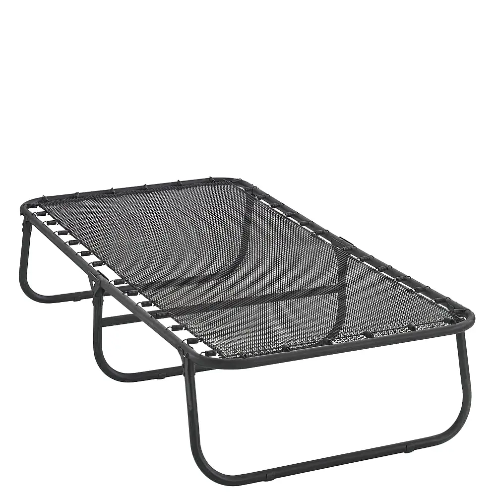 ArteLibre Κρεβάτι Σπαστό ArteLibre FLEXREST Με Στρώμα Πάχους 12cm Μαύρο Μέταλλο 180x80x33cm - 14920016 - inde.gr