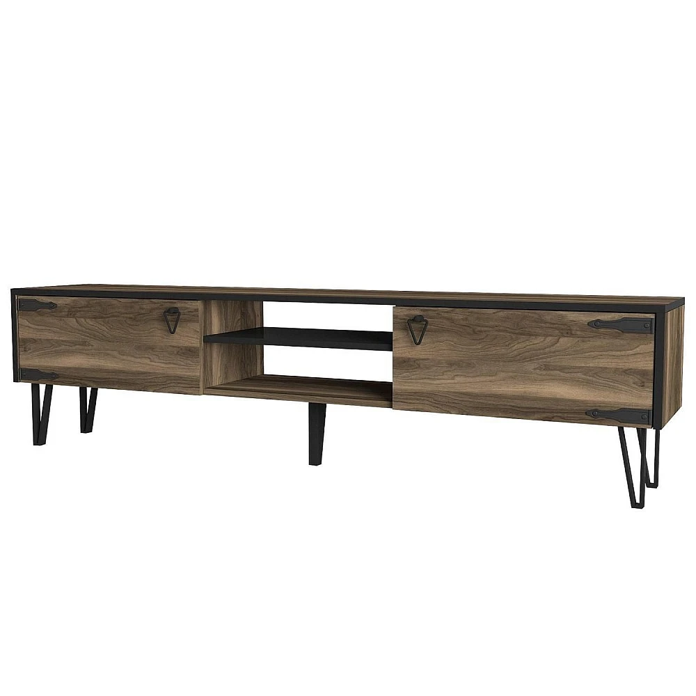 ArteLibre Έπιπλο Τηλεόρασης ArteLibre Thira Σκούρο Καφέ 180x30x49cm - 14410045 - inde.gr ArteLibre Έπιπλο Τηλεόρασης ArteLibre Thira Σκούρο Καφέ 180x30x49cm - 14410045 - inde.gr
