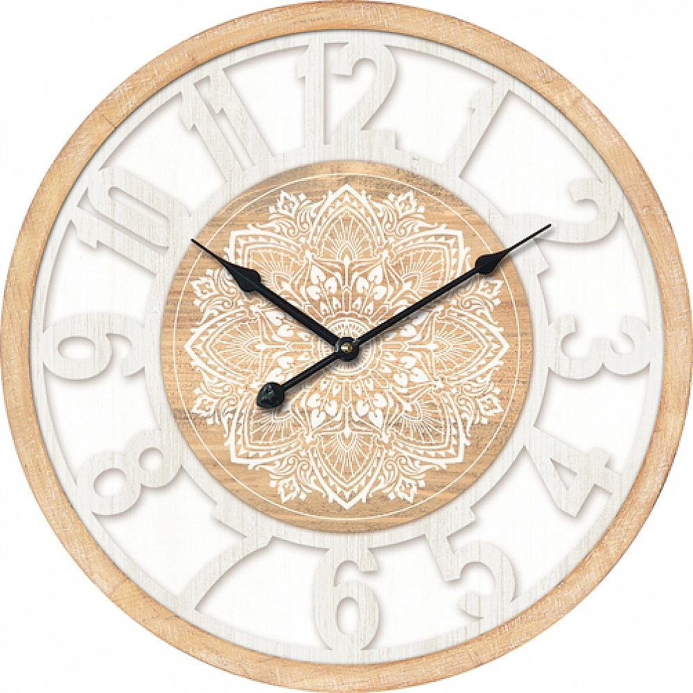 ArteLibre Ρολόι Τοίχου ArteLibre MDF Φ58x4cm - 14650011 - inde.gr