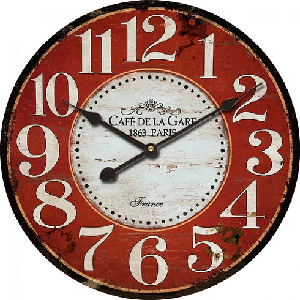 ArteLibre Ρολόι Τοίχου ArteLibre MDF Φ58x4cm - 14650015 - inde.gr