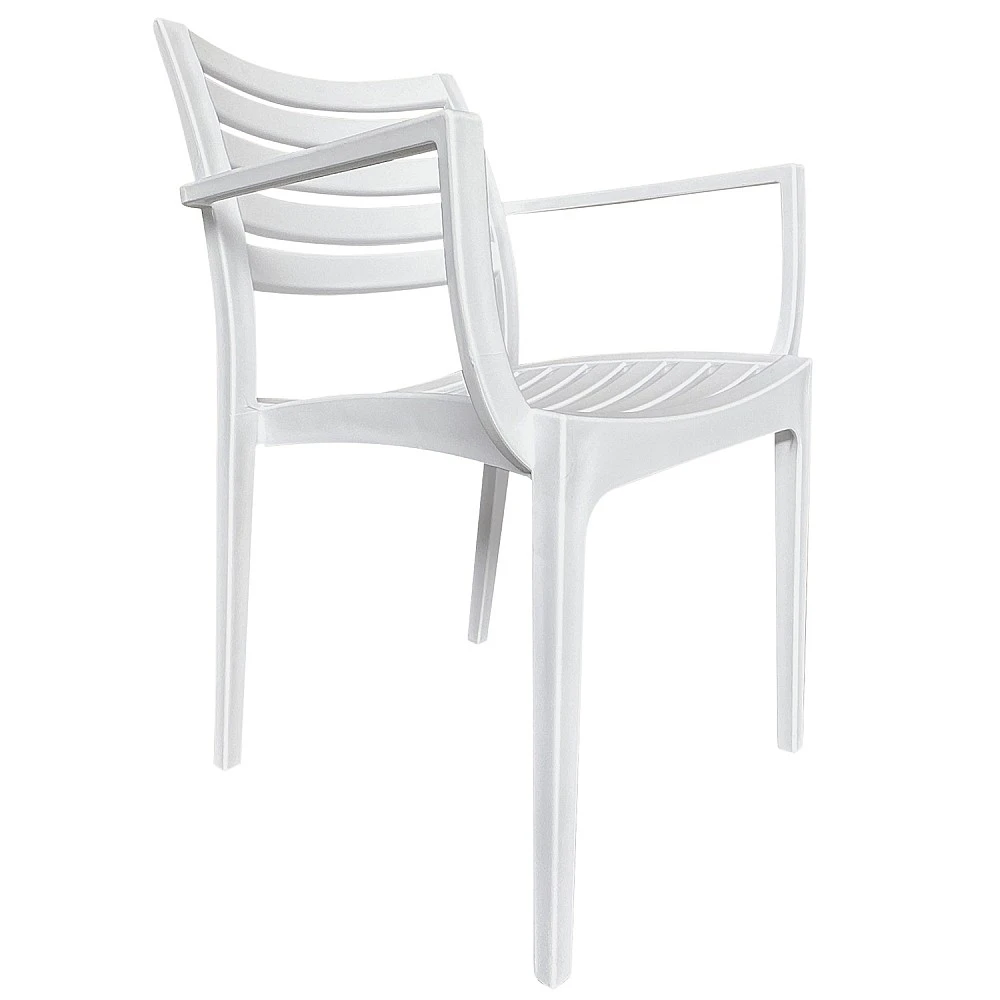 ArteLibre Πολυθρόνα Κήπου ArteLibre BORA-BORA Λευκό PP 57x57x83cm - 15300030 - inde.gr